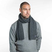 Ribbed Scarf Merino Possum