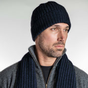 Ribbed Scarf Merino Possum