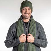 Ribbed Scarf Merino Possum