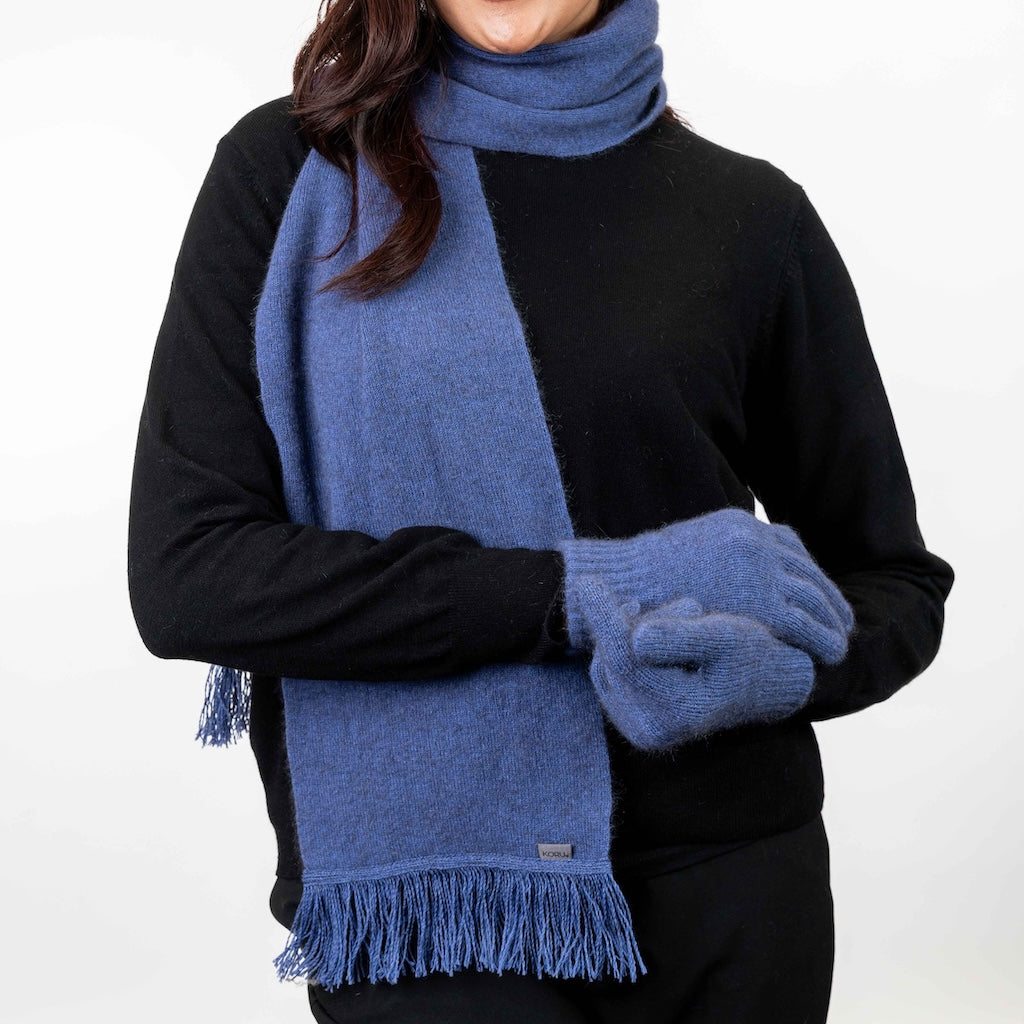 Fringed Scarf Merino Possum