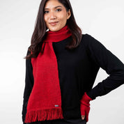 Fringed Scarf Merino Possum
