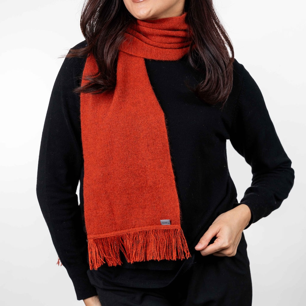 Fringed Scarf Merino Possum