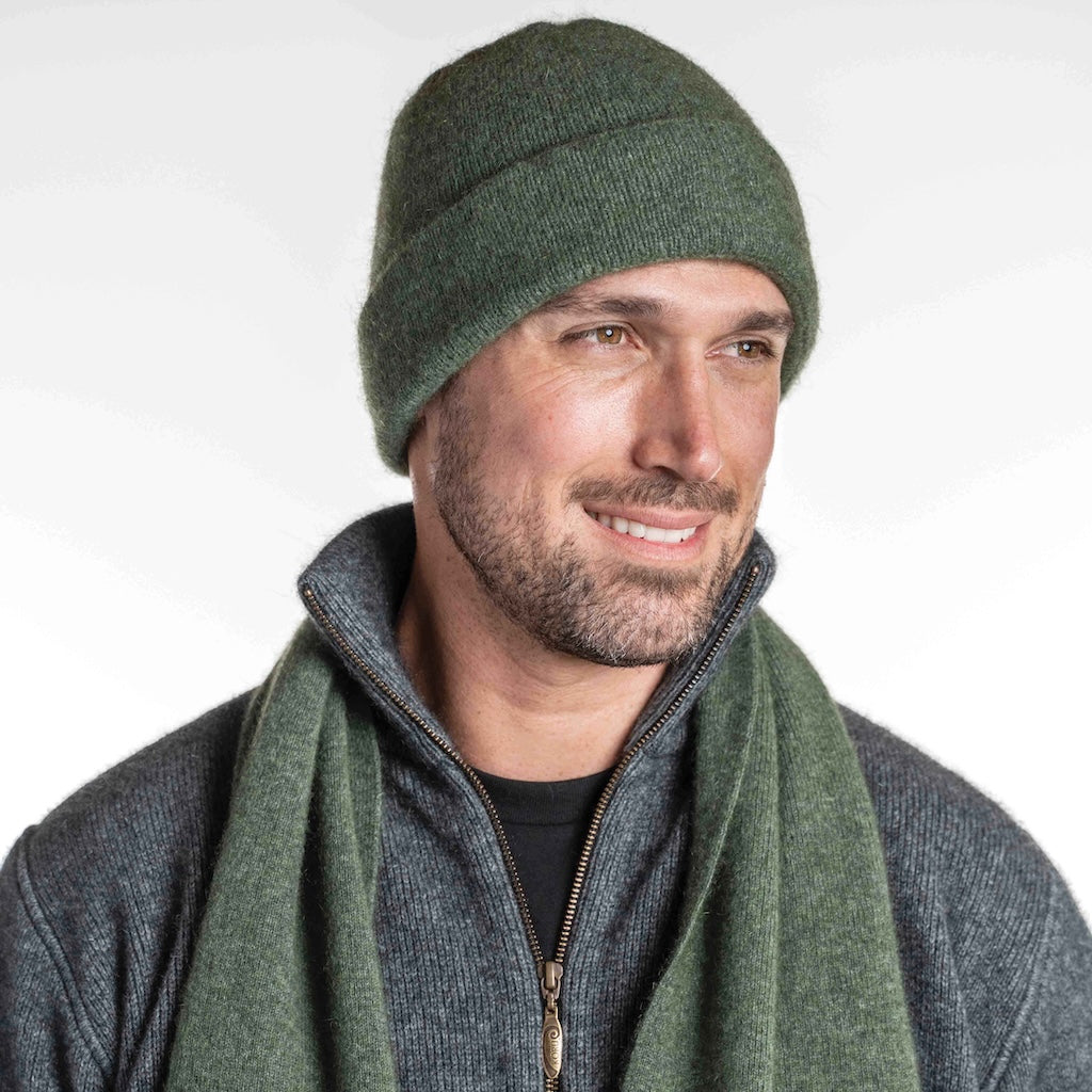 Plain Beanie Merino Possum