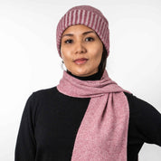 Moss Stitch Plated Beanie Merino Possum