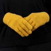 Plain Gloves Merino Possum