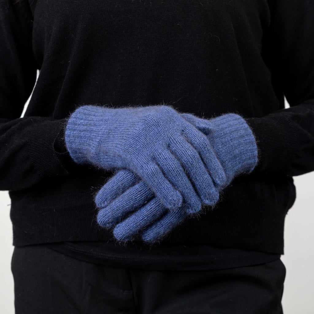 Plain Gloves Merino Possum