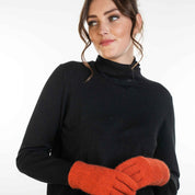 Plain Gloves Merino Possum