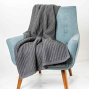 Ribbed Throw Merino Possum