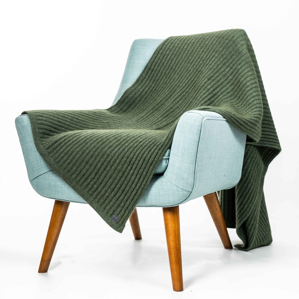 Ribbed Throw Merino Possum