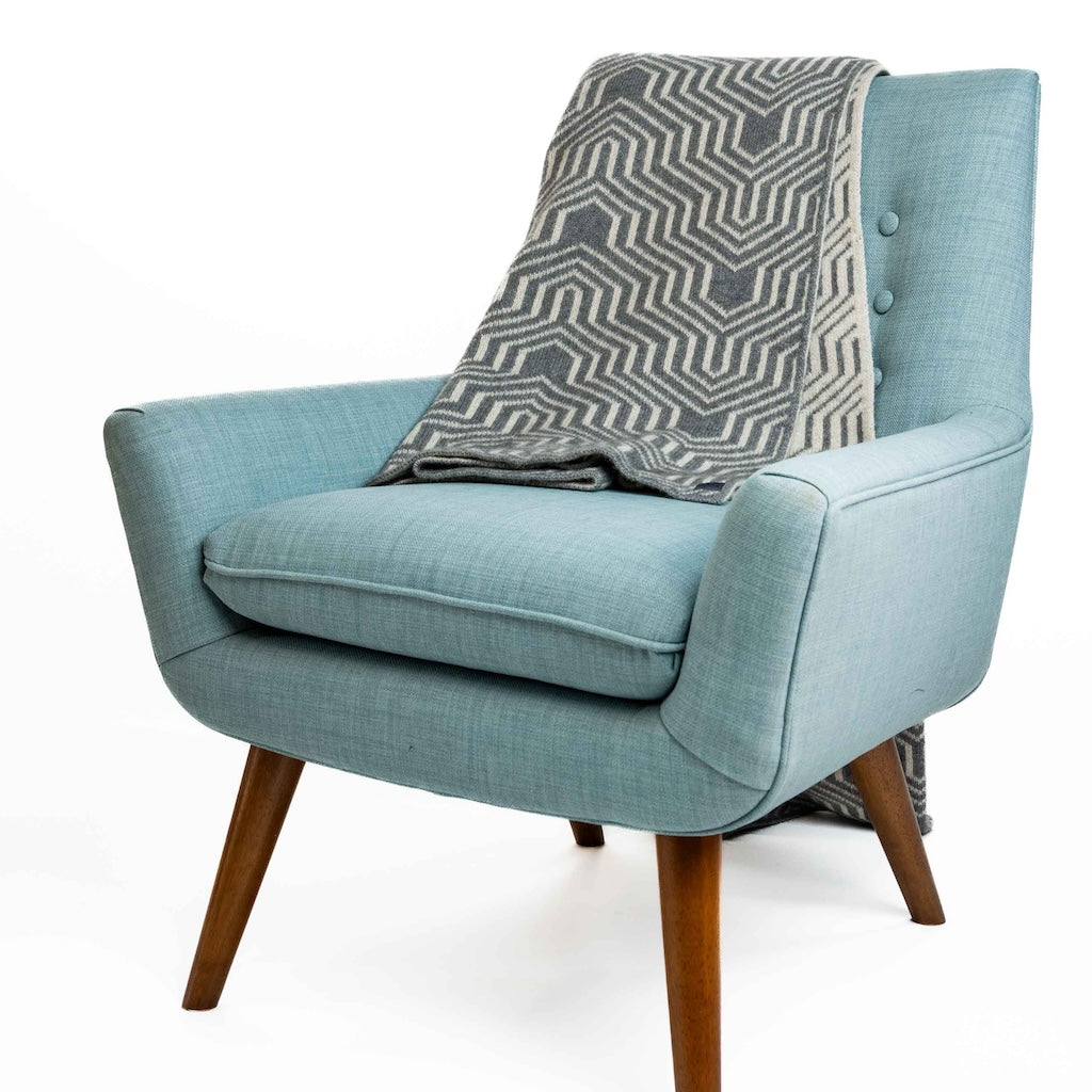Patterned Throw Merino Possum