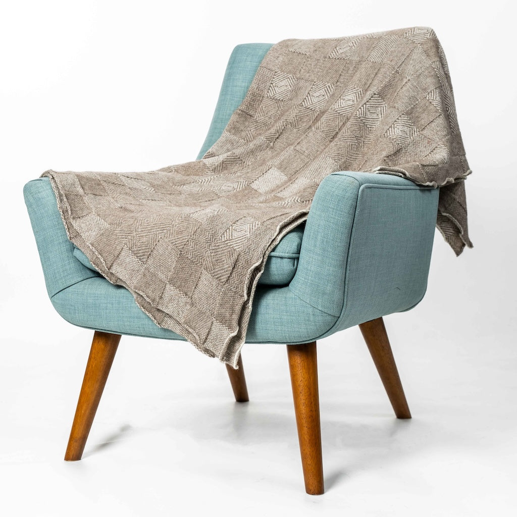 Jacquard Throw Merino Possum