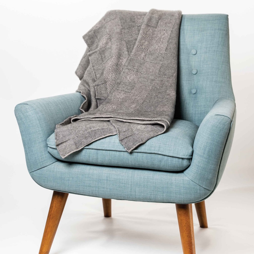 Jacquard Throw Merino Possum