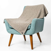 Plated Herringbone Throw Merino Possum