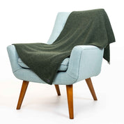 Plated Herringbone Throw Merino Possum