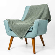 Plated Herringbone Throw Merino Possum