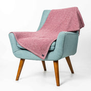 Plated Herringbone Throw Merino Possum