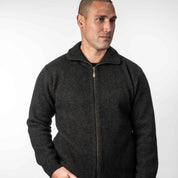 Zip Through Jacket Mens  Merino Possum