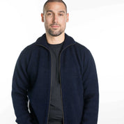 Zip Through Jacket Mens  Merino Possum
