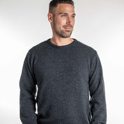 Crew Neck Sweater Mens Merino Possum