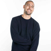 Crew Neck Sweater Mens Merino Possum