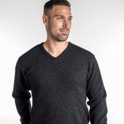 V Neck Neck Sweater Mens Merino Possum