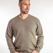 V Neck Neck Sweater Mens Merino Possum