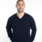 V Neck Neck Sweater Mens Merino Possum