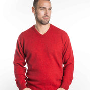 V Neck Neck Sweater Mens Merino Possum