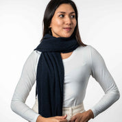 Moss Stitch Wrap Ladies Merino Possum