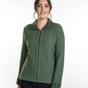 Two Tone Jacket Ladies Merino Possum