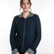 Two Tone Jacket Ladies Merino Possum