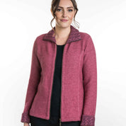 Two Tone Jacket Ladies Merino Possum