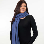 Moss Stitch Wrap Ladies Merino Possum