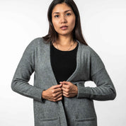 LongLine Cardigan Ladies Merino Possum