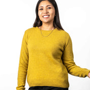 Ladies Classic Crew Neck Sweater Merino Possum