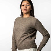 Ladies Classic Crew Neck Sweater Merino Possum