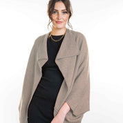 Moss Stitch Shrug Ladies Merino Possum