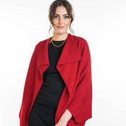 Moss Stitch Shrug Ladies Merino Possum