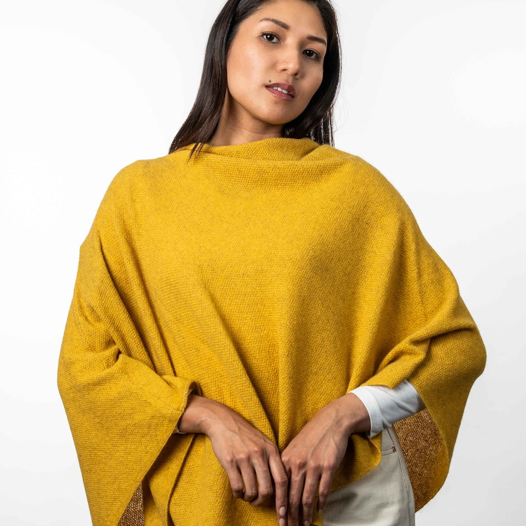 Two Way Poncho Ladies  merino Possum