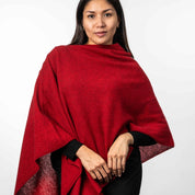 Two Way Poncho Ladies  merino Possum