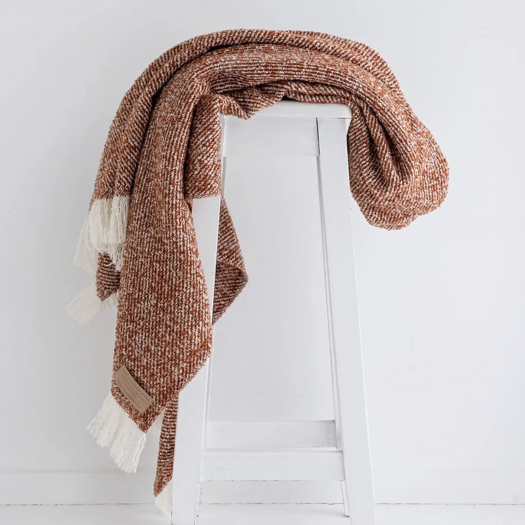 Wool Twill Throw 100% Merino Wool
