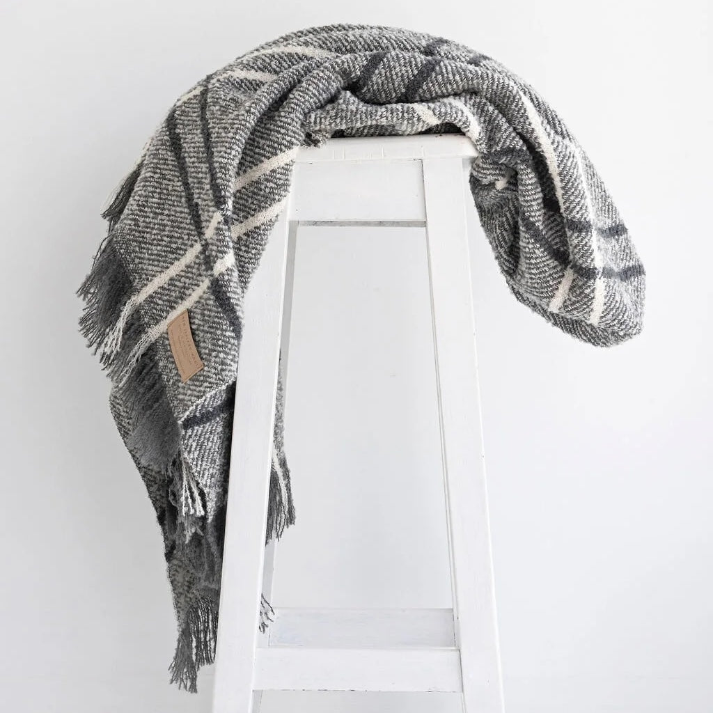 Wool Twill Throw 100% Merino Wool