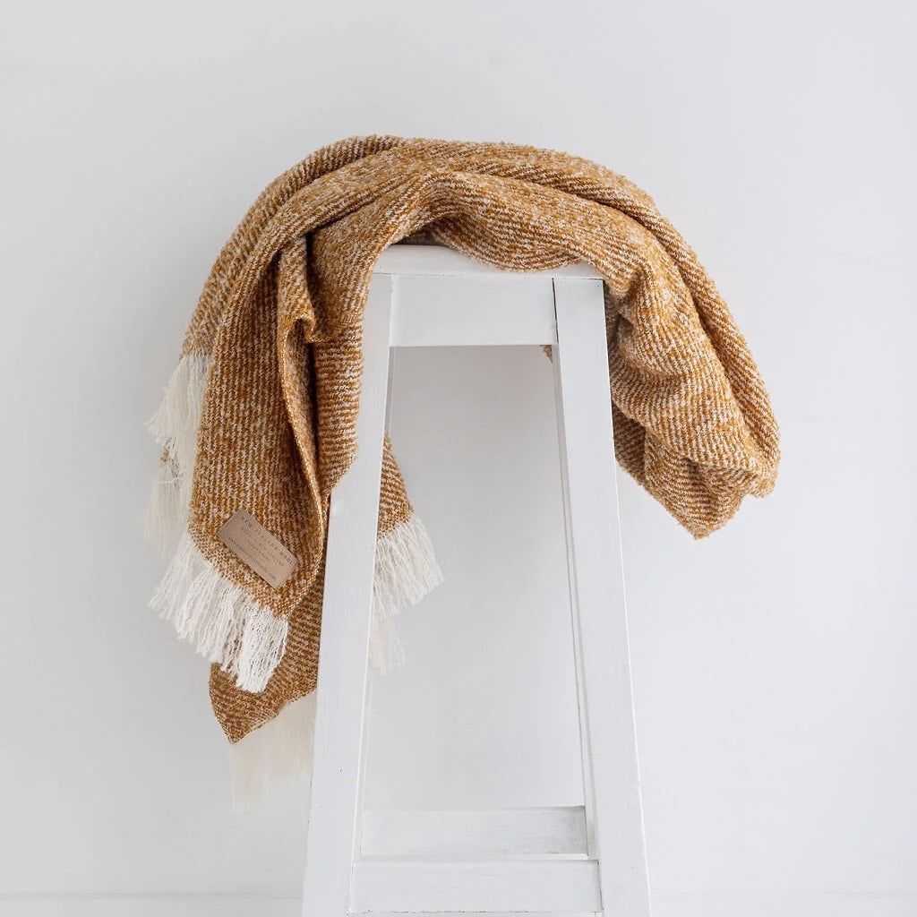 Wool Twill Throw 100% Merino Wool