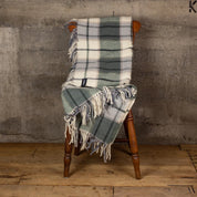 Palliser Ridge Lambs Wool Throw - Large Twill Check