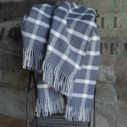 Palliser Ridge Lambs Wool Throw - Small Herringbone Check