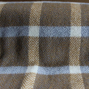 small herringbone check LUXURY LAMBSWOOL BLANKETS