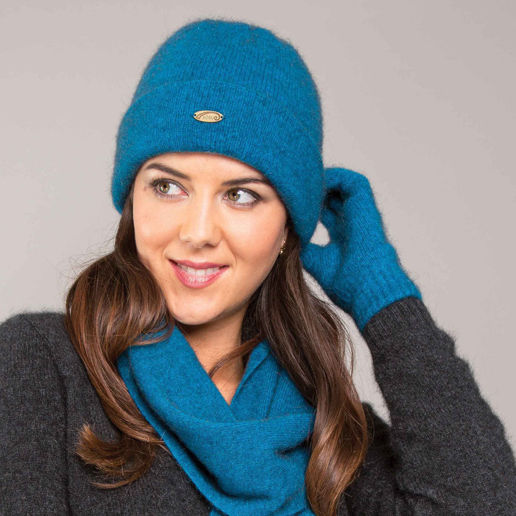 KORU MERINO POSSUM plain GLOVES