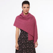 KORU MERINO POSSUM lightweight MOSS STITCH WRAP