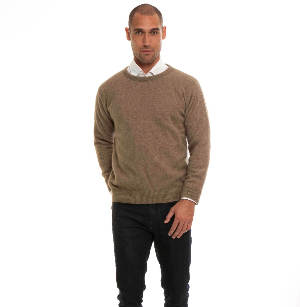KORU MERINO POSSUM crew neck SWEATER