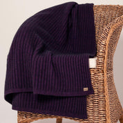 KORU MERINO POSSUM ribbed THROW